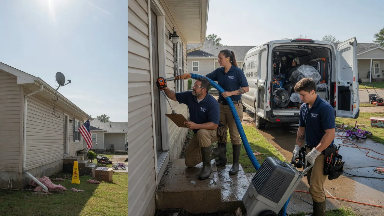 Ceiling Water Damage Restoration in Fort Gibson, OK near me